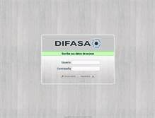 Tablet Screenshot of difasa.com.mx